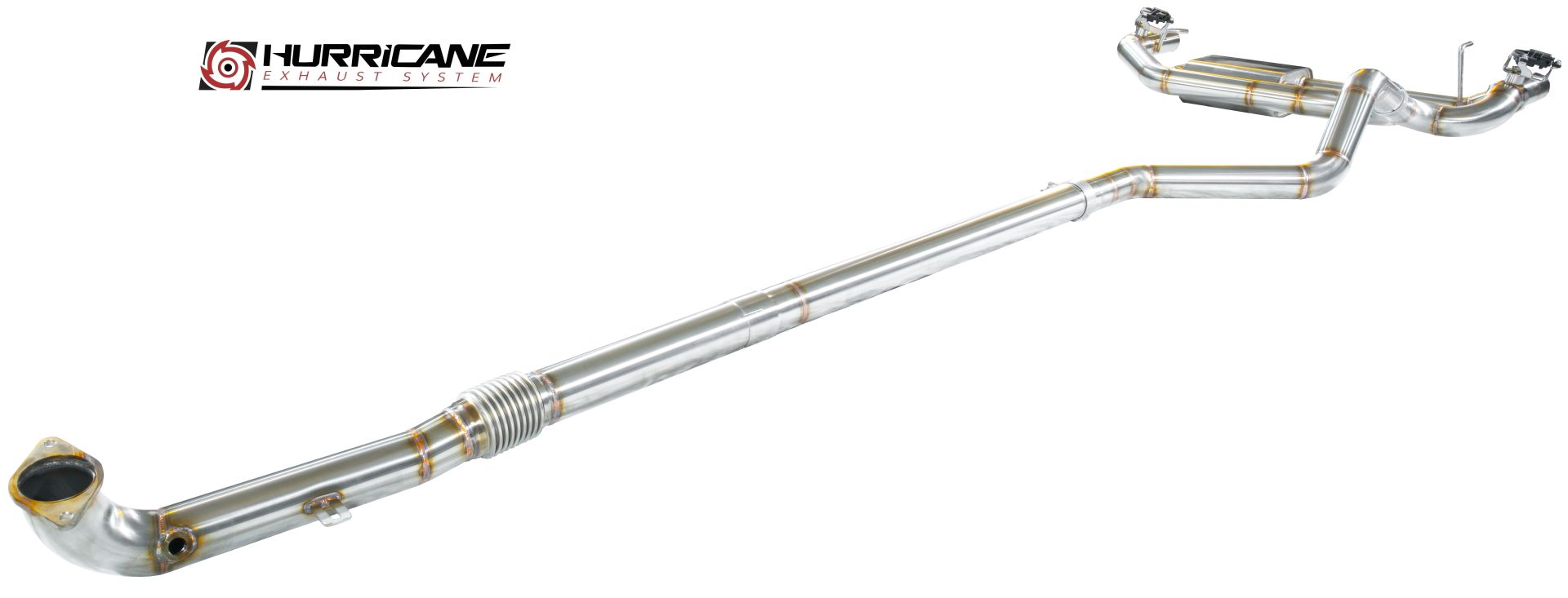 Hurricane 70mm Abgasanlage für Abarth 595 (140PS - 180PS)