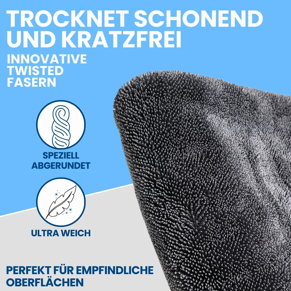 IVALITY Trockentuch XXL - Einmalig saugstarke 1800 GSM