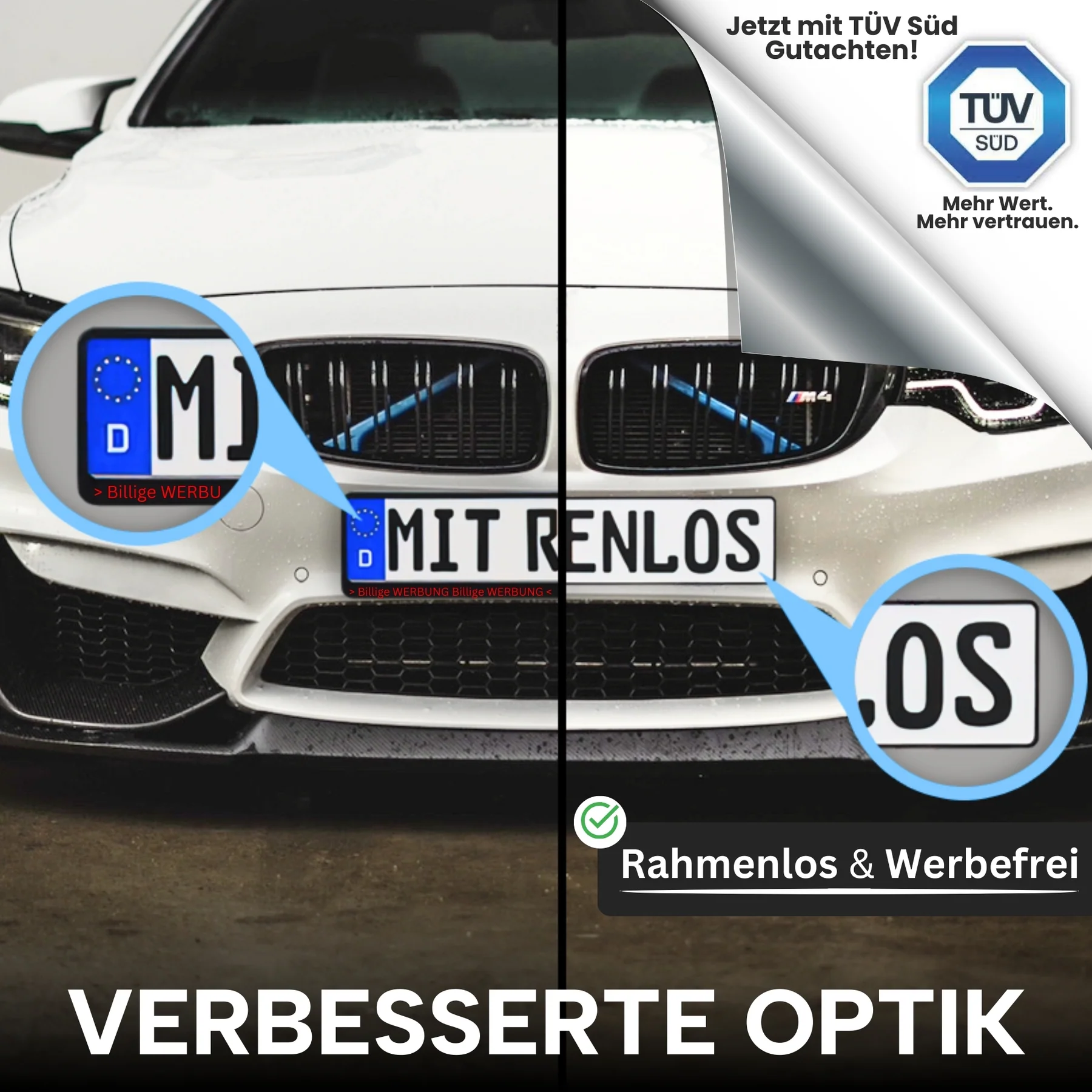 IVALITY Magnet Kennz. Halter - Auf der Stoßstange