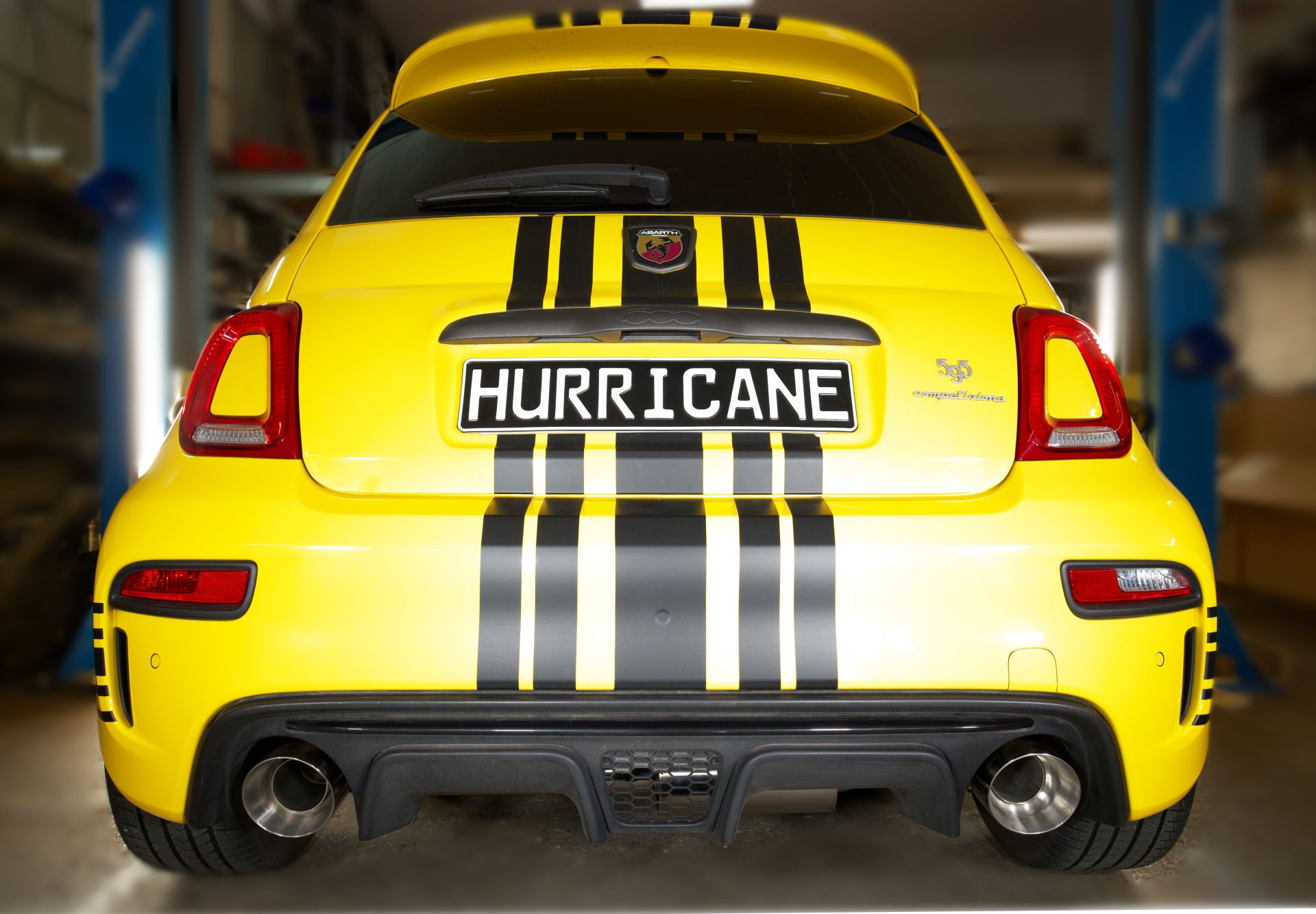 Hurricane 70mm Abgasanlage für Abarth 595 (140PS - 180PS)