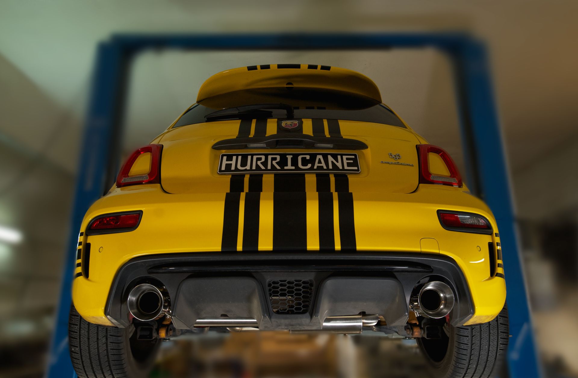 Hurricane 70mm Abgasanlage für Abarth 595 (140PS - 180PS)