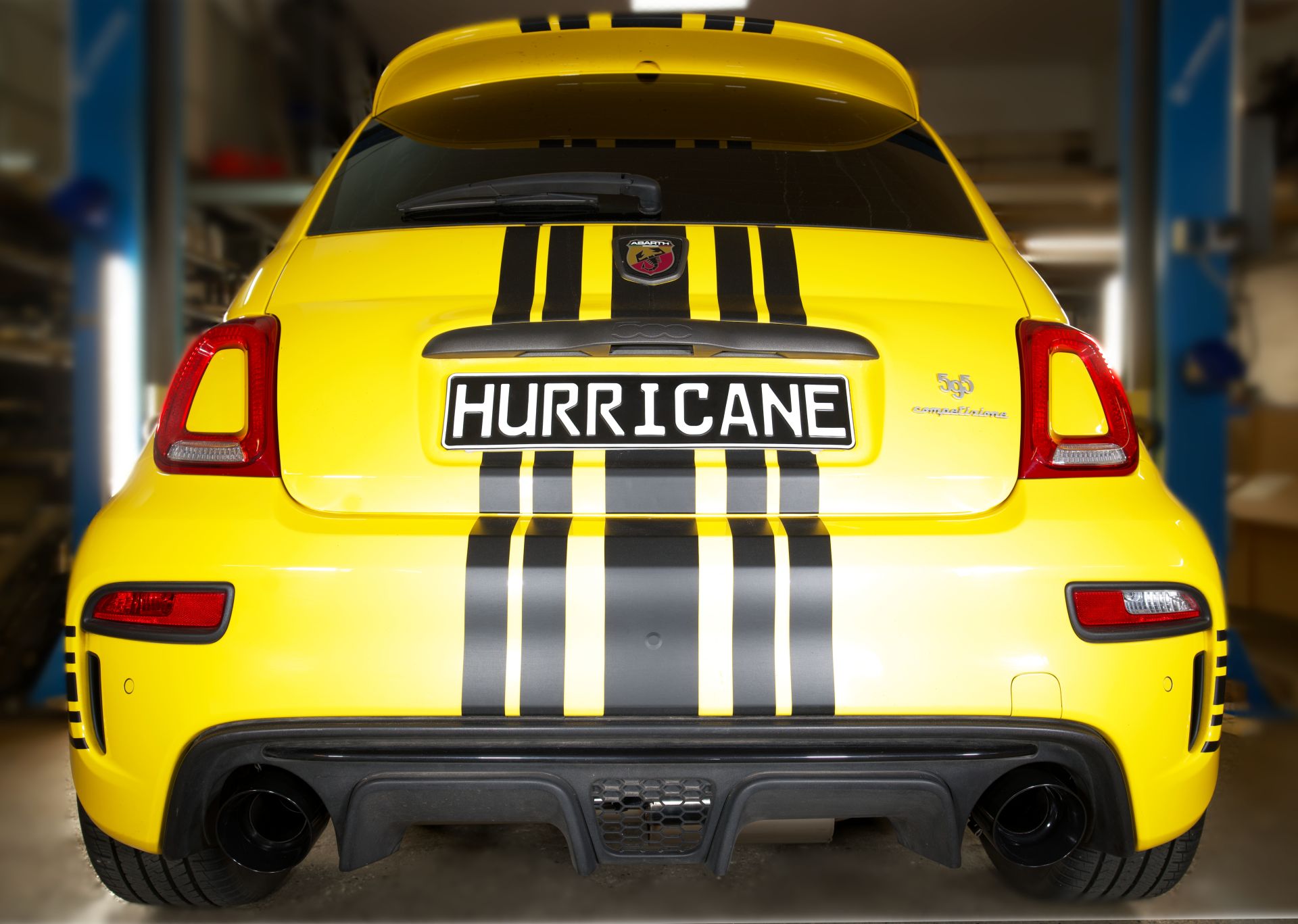Hurricane 70mm Abgasanlage für Abarth 595 (140PS - 180PS)